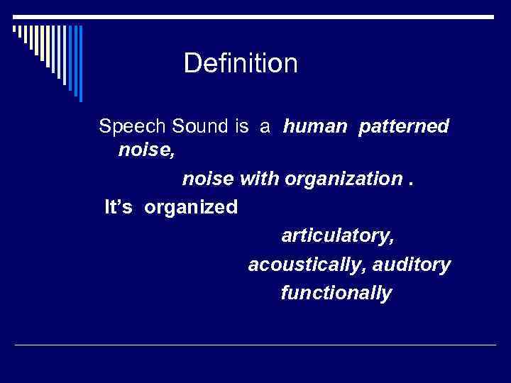 definition of speech sound