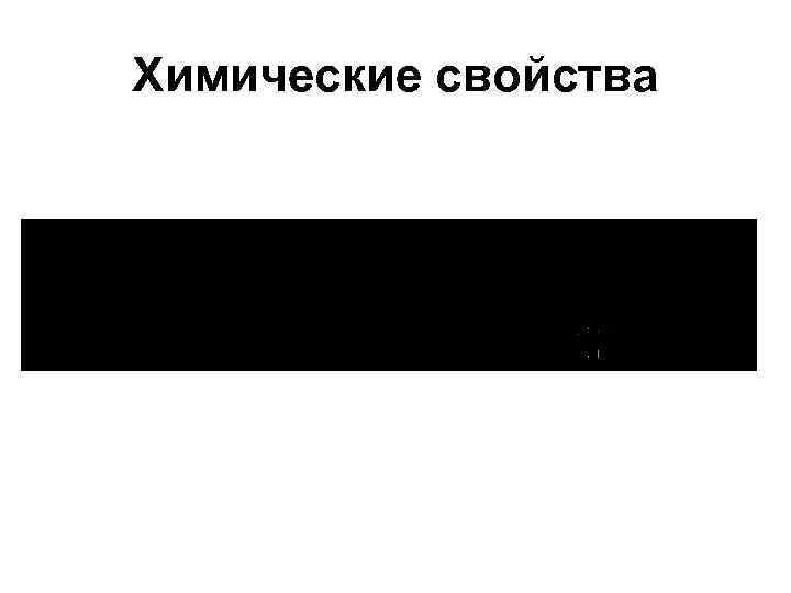 Химические свойства 