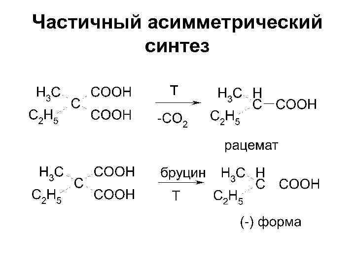 Частичный асимметрический синтез 