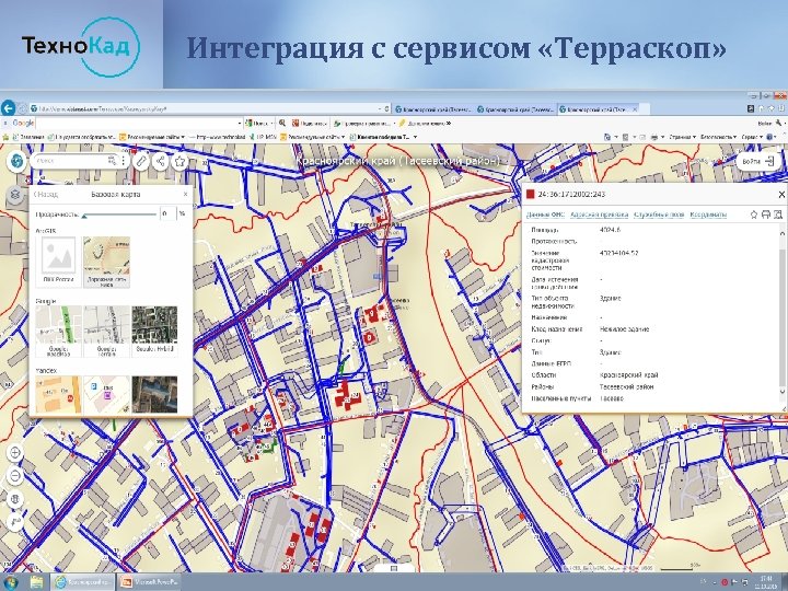 Интеграция с сервисом «Терраскоп» 