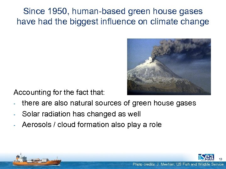 Since 1950, human-based green house gases have had the biggest influence on climate change