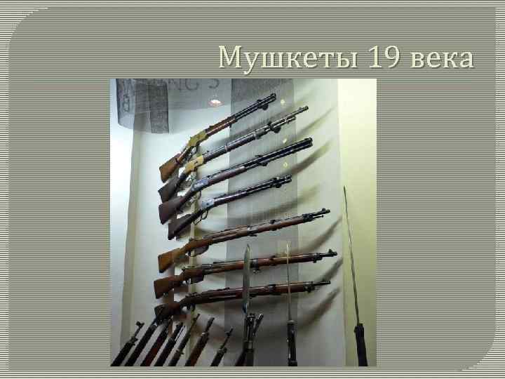 Мушкеты 19 века 