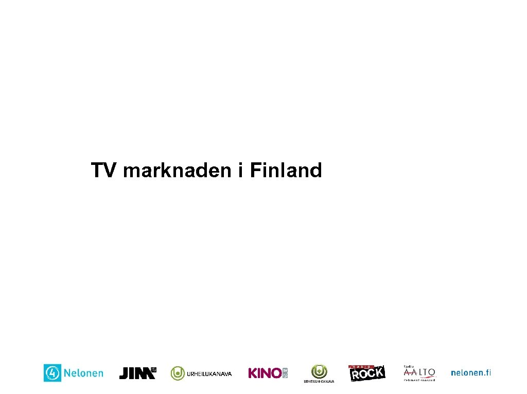 TV marknaden i Finland 