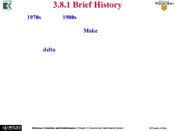 3. 8. 1 Brief History n n n In the 1970 s and the