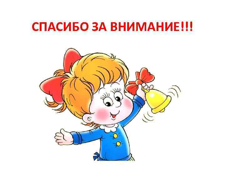 СПАСИБО ЗА ВНИМАНИЕ!!! 