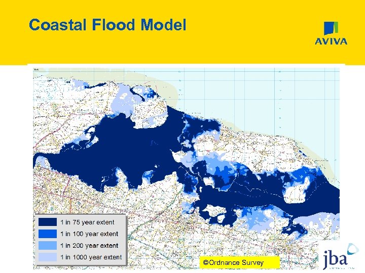 Coastal Flood Model ©Ordnance Survey 