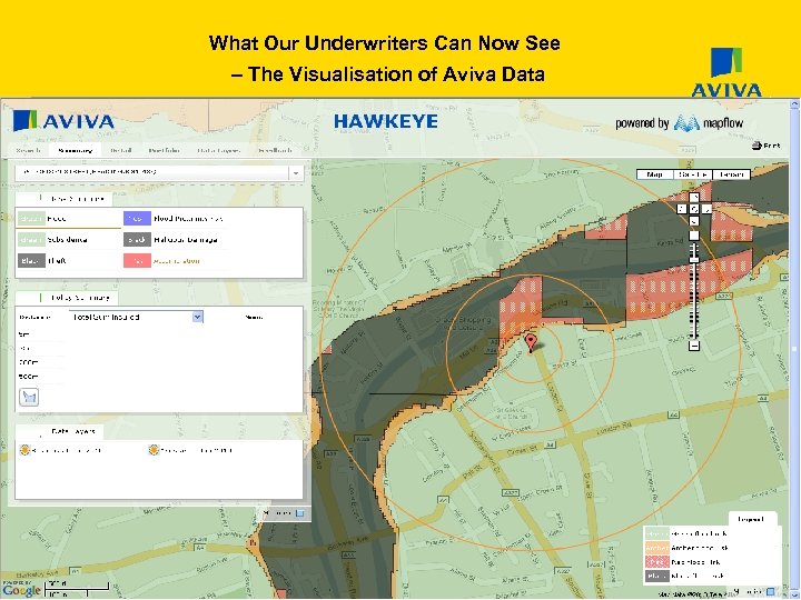 What Our Underwriters Can Now See – The Visualisation of Aviva Data 14 