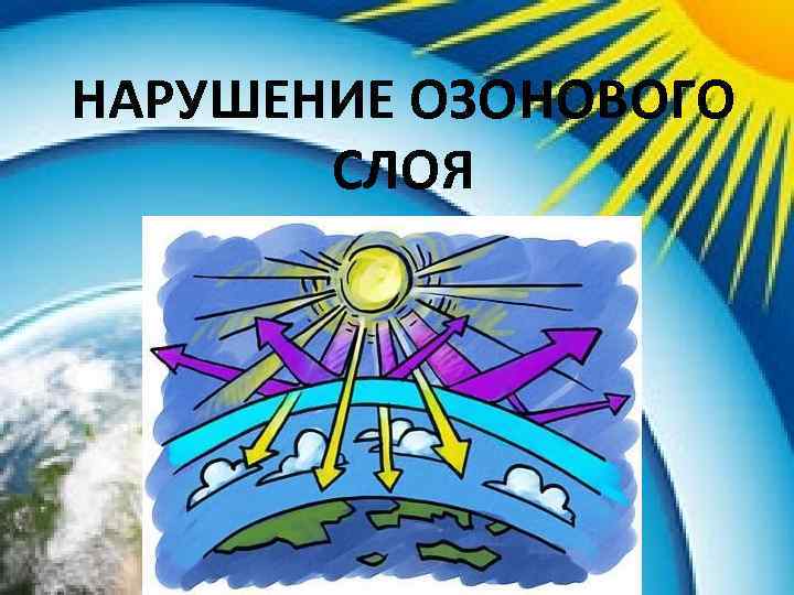 Как осуществлялась защита до озонового слоя. Нарушение озонового слоя. Нарушениеозоного слоя. Нарушение озонового слоя земли. Истощение озонового слоя рисунок.