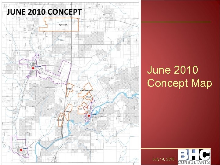 June 2010 Concept Map South Lewis County Open House July 14, 2010 