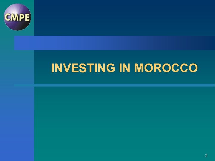 INVESTING IN MOROCCO 2 