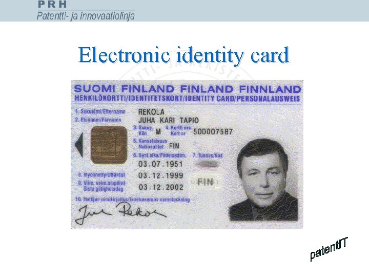 Electronic identity card 