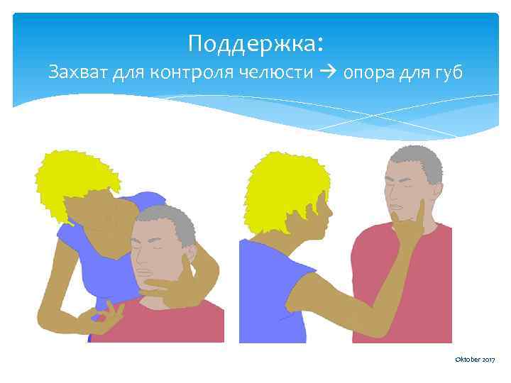 Поддержка: Захват для контроля челюсти опора для губ Oktober 2017 