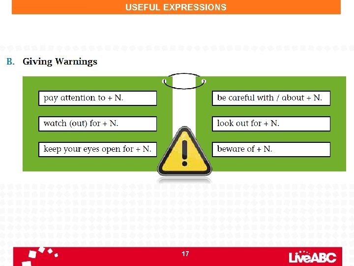 USEFUL EXPRESSIONS 17 