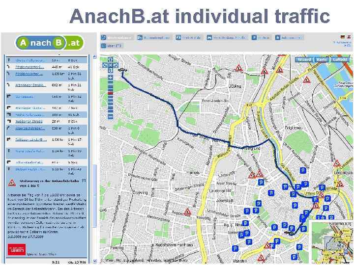 Anach. B. at individual traffic 