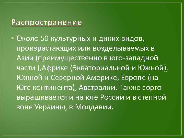 Распространение • Около 50 культурных и диких видов, произрастающих или возделываемых в Азии (преимущественно