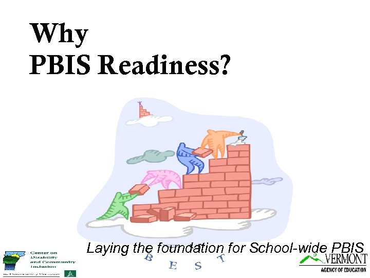 Why PBIS Readiness? Laying the foundation for School-wide PBIS 
