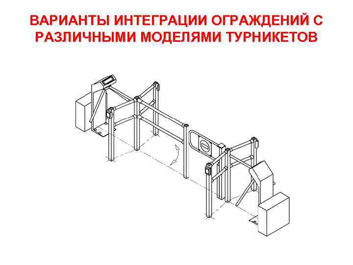 ВАРИАНТЫ ИНТЕГРАЦИИ ОГРАЖДЕНИЙ С РАЗЛИЧНЫМИ МОДЕЛЯМИ ТУРНИКЕТОВ 