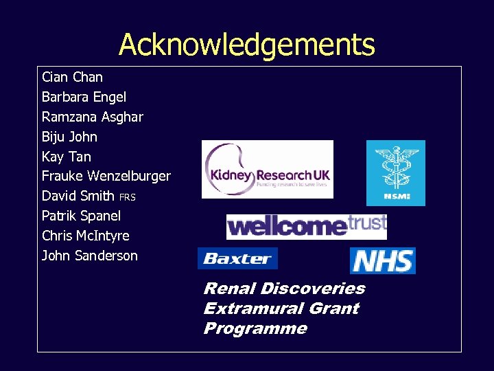 Acknowledgements Cian Chan Barbara Engel Ramzana Asghar Biju John Kay Tan Frauke Wenzelburger David