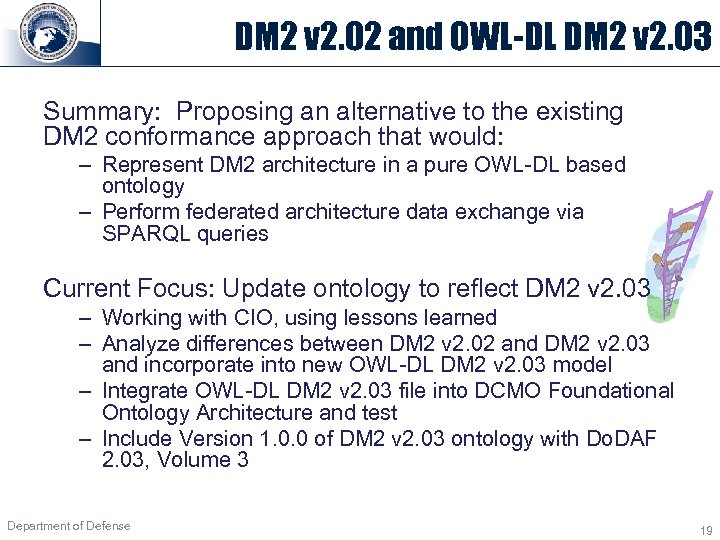 DM 2 v 2. 02 and OWL-DL DM 2 v 2. 03 Summary: Proposing