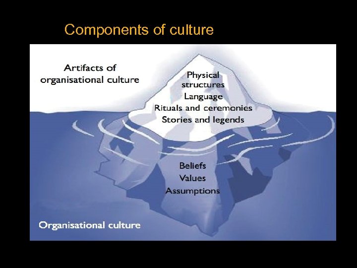 Components of culture 