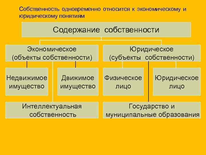 К юридическим терминам относятся. Экономическое и юридическое содержание собственности. Собственность юридическое понятие.