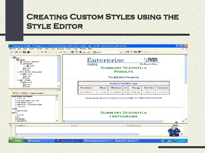 Creating Custom Styles using the Style Editor 