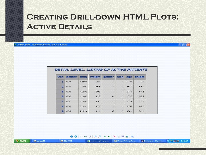 Creating Drill-down HTML Plots: Active Details 