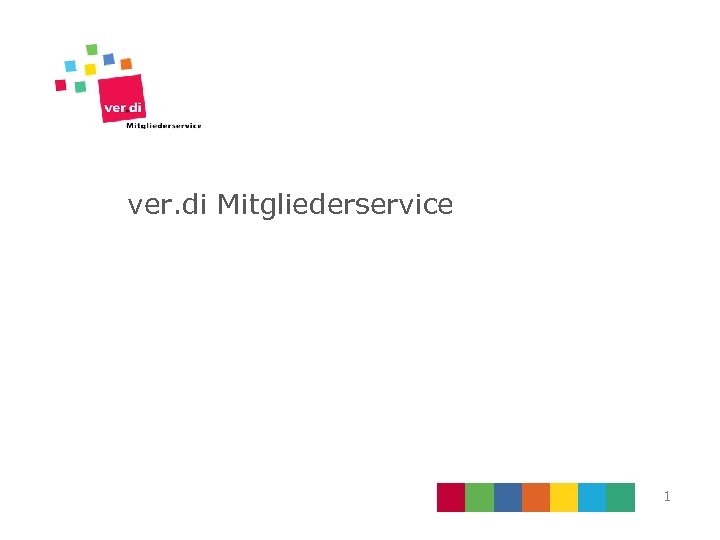 ver. di Mitgliederservice 1 