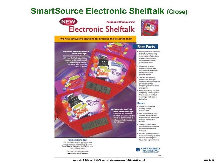 Smart. Source Electronic Shelftalk (Close) Copyright © 2007 by The Mc. Graw-Hill Companies, Inc.