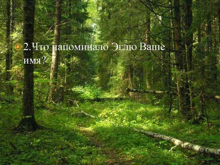  2. Что имя? напоминало Эглю Ваше 