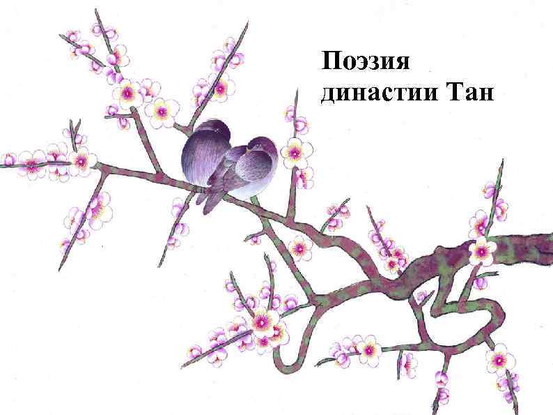 Поэзия династии Тан 