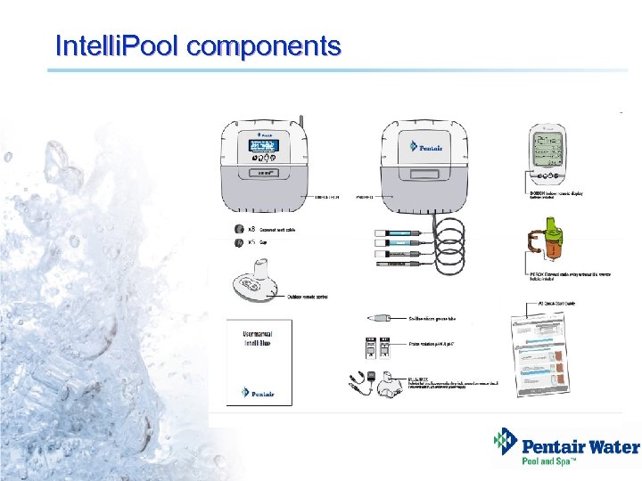 Intelli. Pool components 