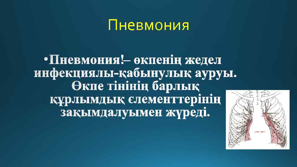 Пневмония 