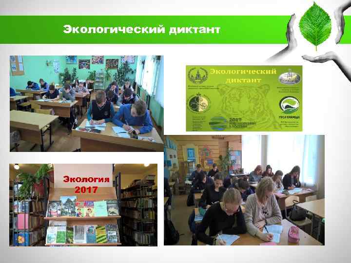 Экологический диктант Экология 2017 