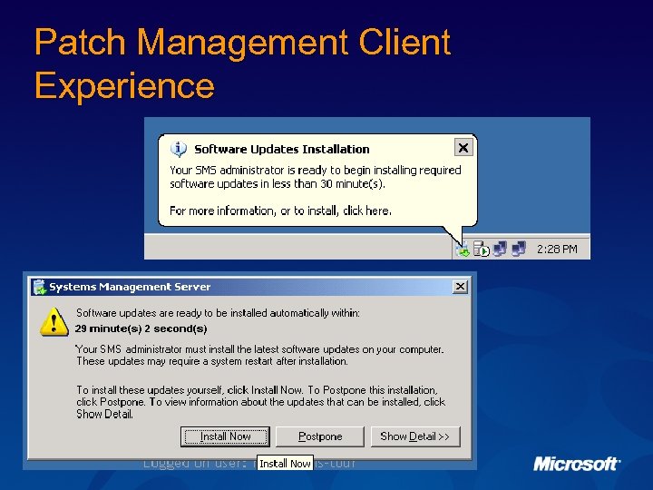 Patch Management Client Experience 
