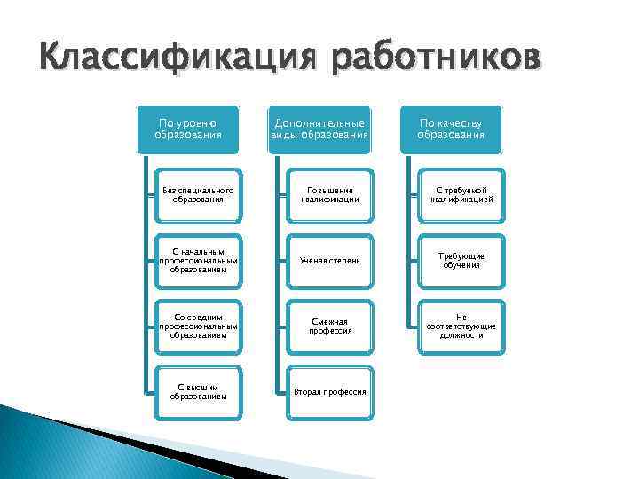 Уровень классификации. Классификация образования. Классификация работников образования. Классификация работников. Виды образования классификация.