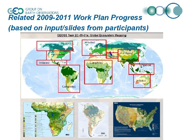 Related 2009 -2011 Work Plan Progress (based on input/slides from participants) 