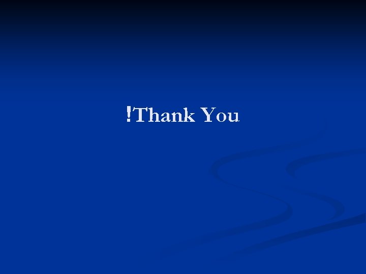 !Thank You 