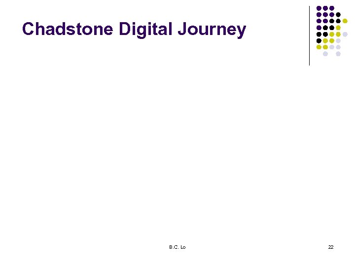 Chadstone Digital Journey B. C. Lo 22 