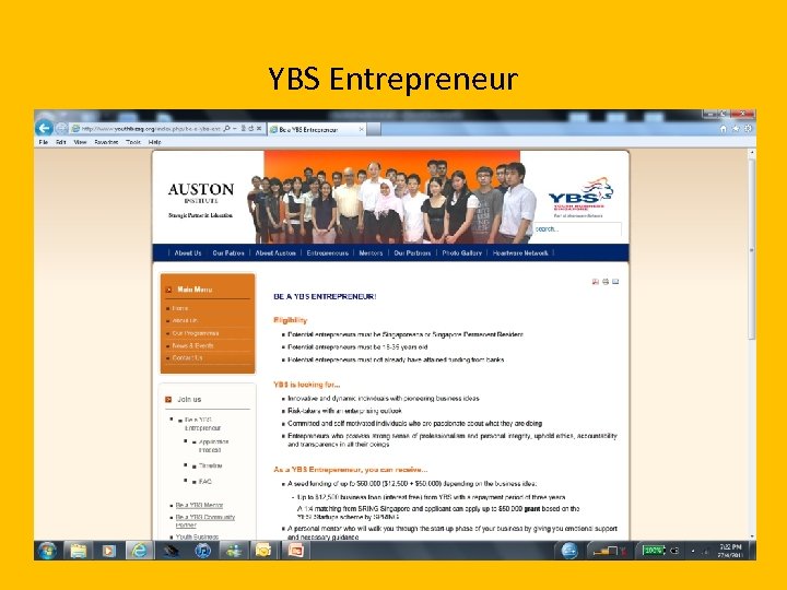 YBS Entrepreneur 