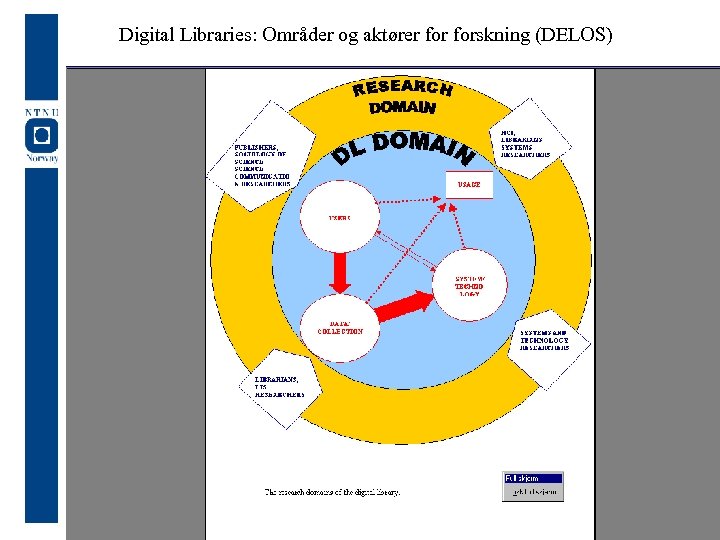 Digital Libraries: Områder og aktører forskning (DELOS) 