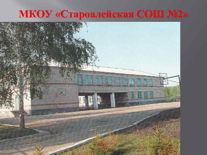 МКОУ «Староалейская СОШ № 2» 