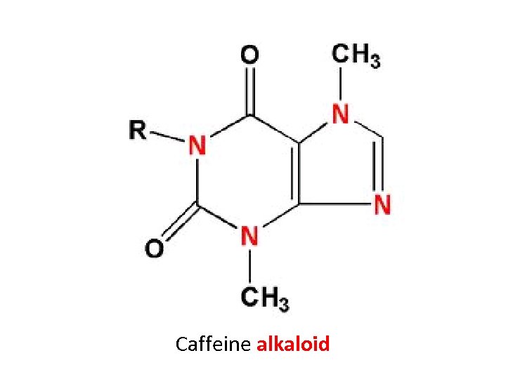 Caffeine alkaloid 