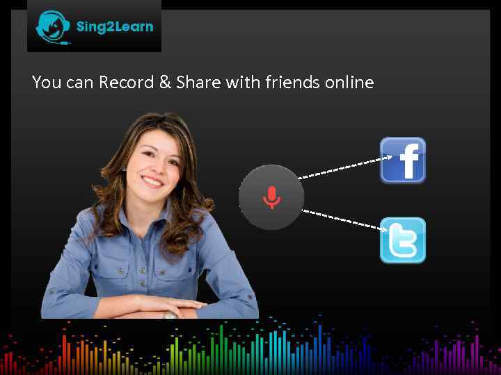 You can Record & Share with friends online 