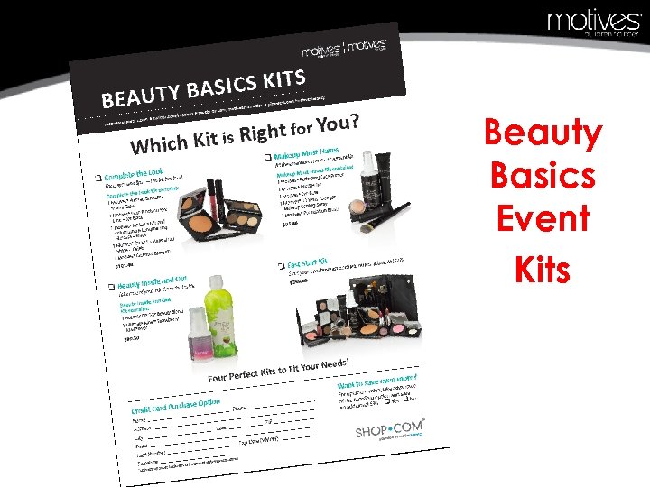 Beauty Basics Event Kits 