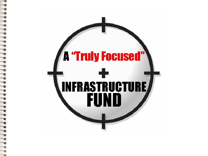 A “Truly Focused” INFRASTRUCTURE FUND 