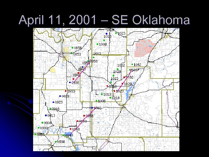 April 11, 2001 – SE Oklahoma 