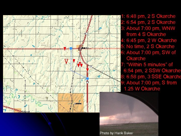 1: 6: 48 pm, 2 S Okarche 2: 6: 54 pm, 2 S Okarche