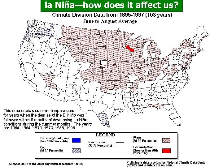 la Niña—how does it affect us? 