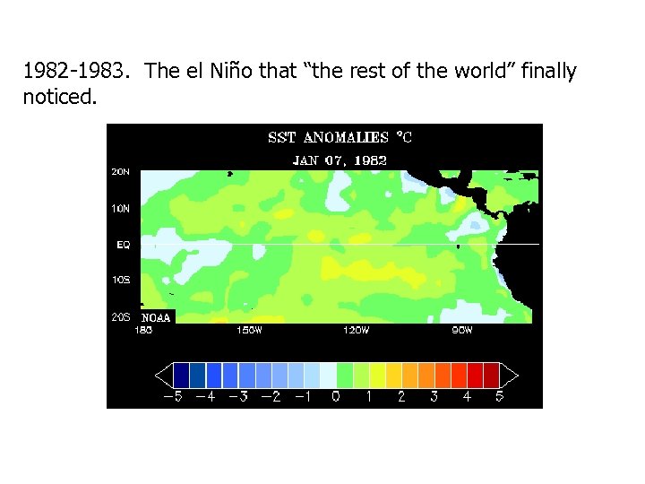 1982 -1983. The el Niño that “the rest of the world” finally noticed. 